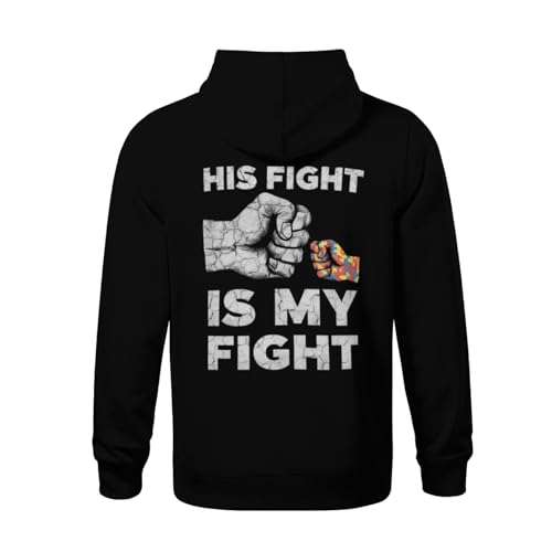 Kids Retro Autism Awareness Mom Dad Parents Autistic Kids Awareness Boys Girls Lightweight Kangaroo Pocket Hoodies3