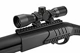 Gotical Saddle Scope Mount W/ 4x32 Scope Crosshair Optics with 20mm Free Mounts(Scope Rings Included)