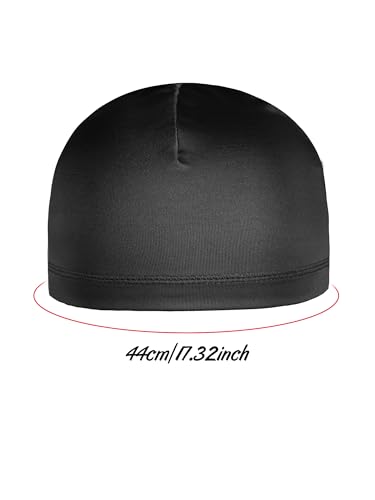 Boao 6 Pieces Cooling Skull Caps Helmet Hard Hat Liner Sweat Wicking Running Beanie Cycling for Men Women