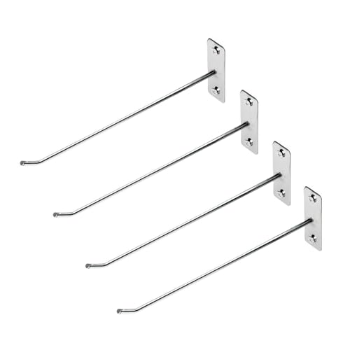 Joyan 4PCS Soporte de Neumáticos, Set di Ganci di Supporto - Perchero de Tela, Estante de Almacenamiento de Herramientas Completo con Tornillos Metálicos - Ideal 20cm Rim Holder