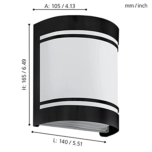 EGLO Outdoor Wall Light Cerno, External Porch Lighting - Image 3