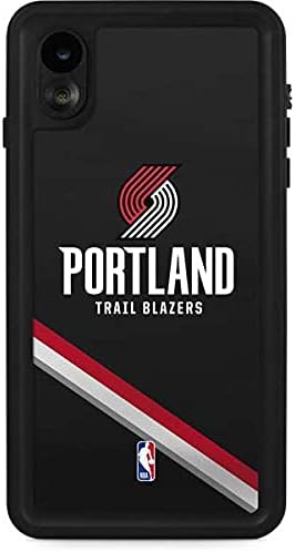 Skinit Waterproof Phone Case Compatible with iPhone XR - Officially Licensed NBA Portland Trail Blazers Away Jersey Design Red