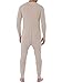 Fruit of The Loom Men's Premium Thermal Union Suit, Oatmeal, Large