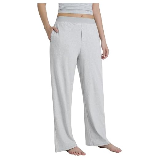 Abonlen Lightweight Loose Pants for Women Casual Lounge Pants Athletic Joggers Yoga Pants with Pockets(Light Gray,XS)