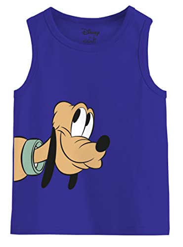 Image of minicult Cotton Kids Vest with Mickey and Friends Character Prints(Pack of 3)
