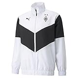 PUMA Herren Regular Jackets BMG Prematch Fußballjacke für Herren S White Black