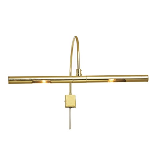 Amertac PC16RL Plug-in 30W Incandescent Picture Light, 16-Inch, Brass