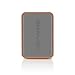 BRAVEN 805 Portable Wireless Bluetooth Speaker [18 Hour Playtime] Built-in 4400 mAh Power Bank Charger - Orange/Gray