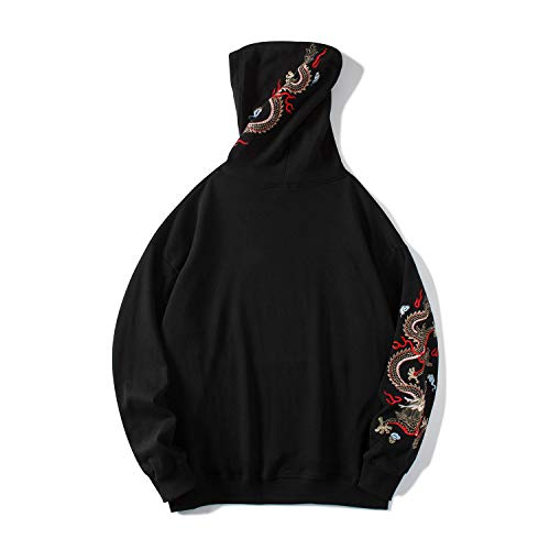 MFCT Men's Chinese Dragon Embroidery Hoodie2