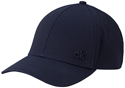 Calvin Klein Casquette Homme CK Baseball Cap avec Logo, Bleu (Navy), Onesize