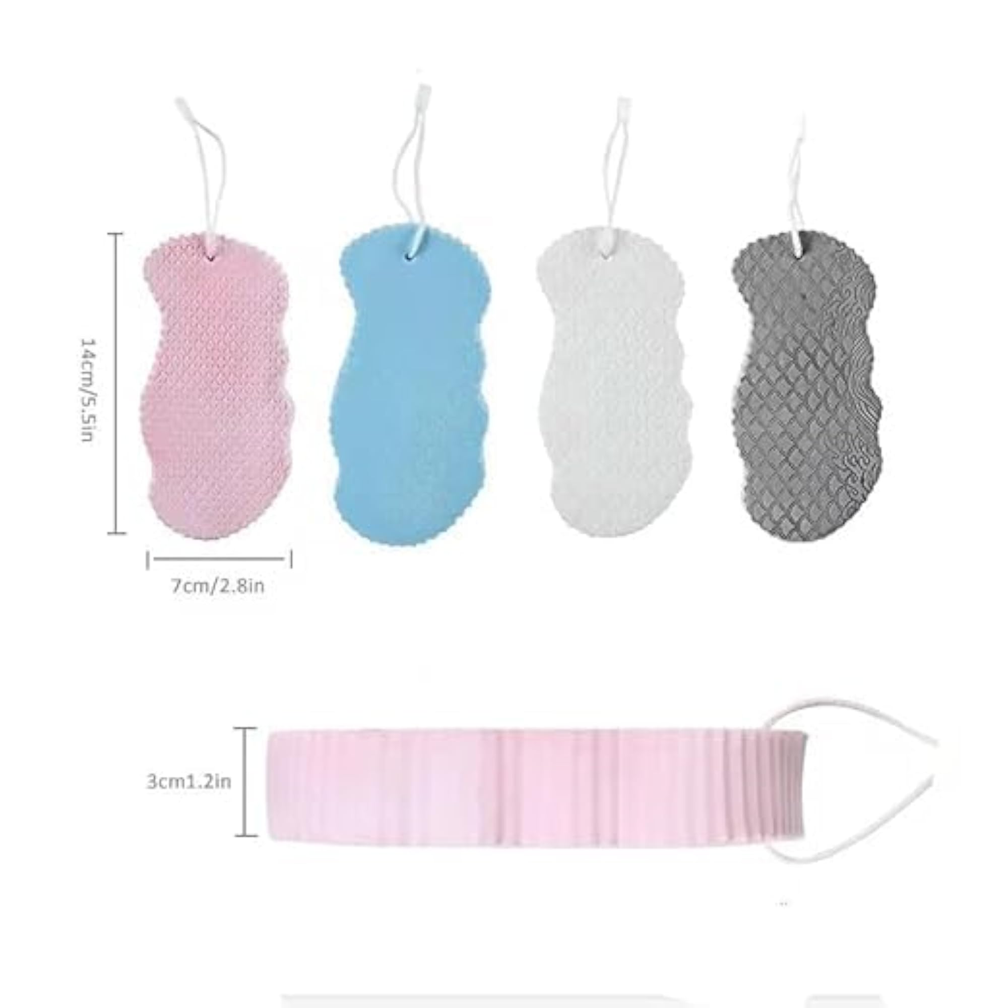 Pack of 2 Super Soft Bath Sponge Scrubber for Kids & Babies, Gentle Exfoliating