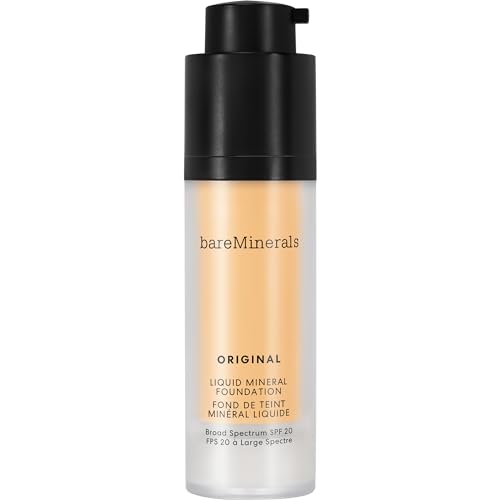 Fond de teint bareMinerals Golden Beige contre les imperfections SPF 20