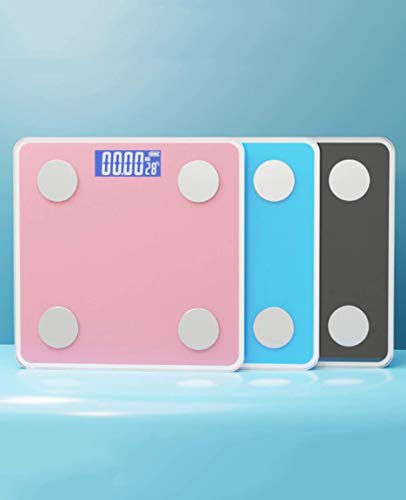 Waage,Personenwaage Digitalgewicht USB Wiederaufladbare Körperwaage Intelligente Waage Körperwaage mit leicht lesbarer,hintergrundbeleuchteter LED