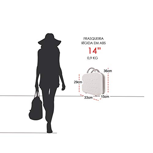 Frasqueira Rígida em ABS - Gladiador FRAC1 Pink