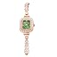 Rectangular | Rhinestone | Rose Gold