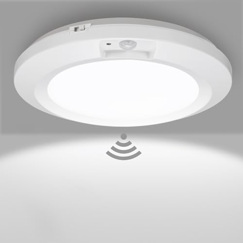 SNAKOO Batteriebetrieben LED Deckenleuchte mit Bewegungsmelder, 210LM...