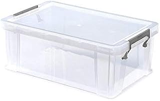 3X Allstore Container with Silver Clamp, Plastic, Natural, 10 Litre