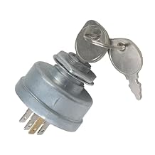 Ignition Starter Switch 045898 Compatible with Hustler Super Z, Mini Z, Hydro Walk Behind Mower Replace for Husqvarna 532158913 Toro Exmark 1-543070 AYP 158913 Bobcat 128010 430-173