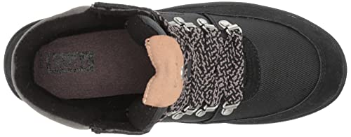 Keds Women's Midland Boot Suede/Twill Rain, Black, 7 #TOP4