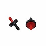 Color: rojo + negro 100 Piezas de 10L de goteador Invernadero Accesorios del sistema de riego por goteo de la agricultura (rojo)