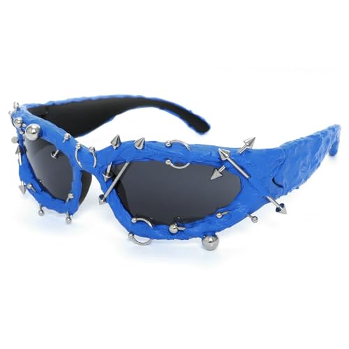 Image of Wrap Around Y2K Sunglasses Men And Women Cool Sunglasses Personalized Street Party sunglasses N45