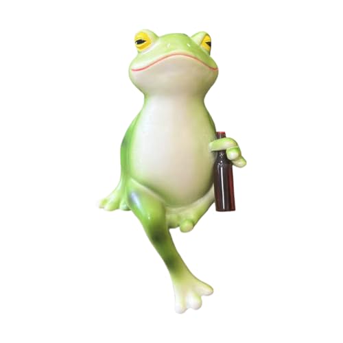 Bkljkf Frog Decoration, Desk Decoration, Cute Decorative Figures for Pond, Garden, Patio, Office and Outdoor Use