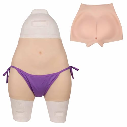 Calzoncillos de silicona ocultadores para crossdresser con vagina falsa