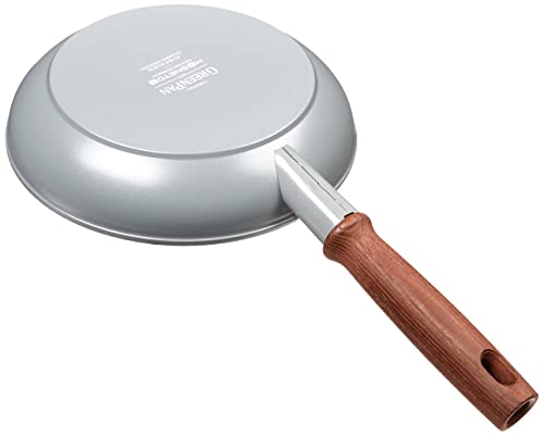 Greenpan Mayflower Pro Hard Anodized Healthy Ceramic Nonstick, 8" Frying Pan Skillet, Vintage Wood Handle, Pfas-Free, Induction, Charcoal Gray #TOP6