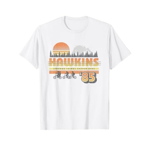 Stranger Things Hawkins Retro 85 Camiseta