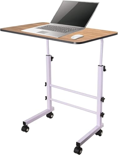 Image of Multi-Purpose Sofa Side Height-Adjustable Laptop Table with Docking for Tablet, Study Table, Portable, Ideal for Work from Home, DIY Table, Easy to Assemble