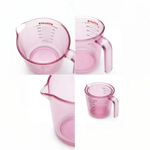 Set de Vasos Medidores Rosados 3 piezas 150ml-600ml miniatura 5