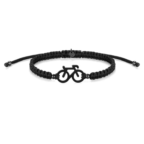 Bracelet tressé SAILBRACE noir en acier inoxydable pour en finir avec les bijoux fragiles