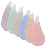 Angoily 6stücke Korrektur Bänder Für Studenten Schule Büro Schreibwaren Ästhetik Weiße Klebebänder Süße Schulbedarfsartikel Mit Glatter Abdeckung