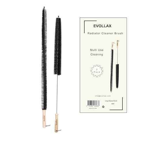 Evollax Radiator Cleaner Brush 65 CM - 2 Pack