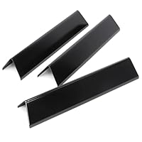GFTIME 38,9cm 7635 Flavorizer Bar für Weber Spirit I E210/220 & II S210/S210 mit vorderen Brennerknöpfen, Brennerabdeckung, Flammenverteiler, Heizplatte, Aromaschienen Grill Ersatzteile, 3 Stück