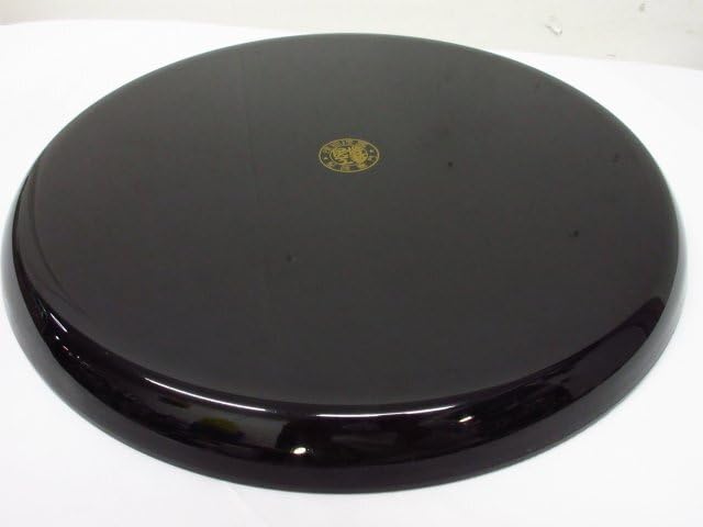 Amazon.co.jp: 螺鈿漆器 お盆 花 鳥 トレー 黒 民族工芸 直径 約