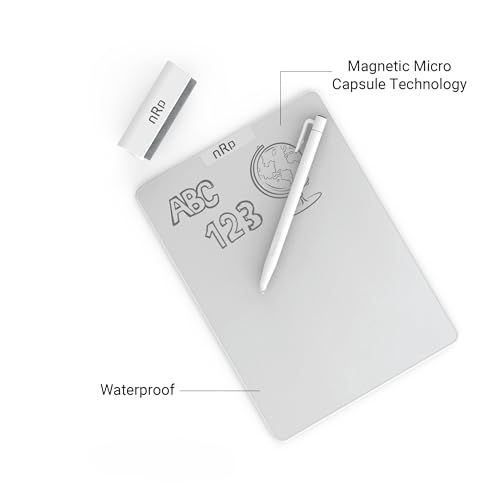Image of nRp 10 Inch InfiSlate Magnetic Writing Magic Board with Eraser and Pen