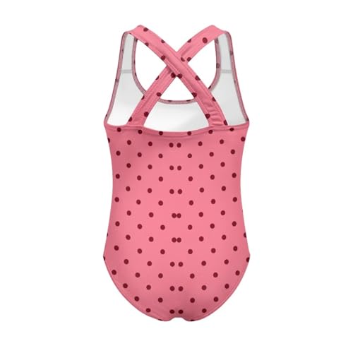 Image of Girls Swimsuit Criss Cross Back 1-Piece Summer Beach Swiwmear