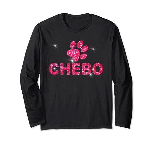 CHEBO DOG Long Sleeve T-Shirt, Black
