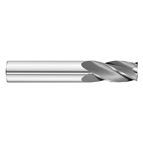 92012 | 9mm Diameter x 9mm Shank x 22mm LOC x 64mm OAL 4 Flute Uncoated Solid Carbide Square End Mill
