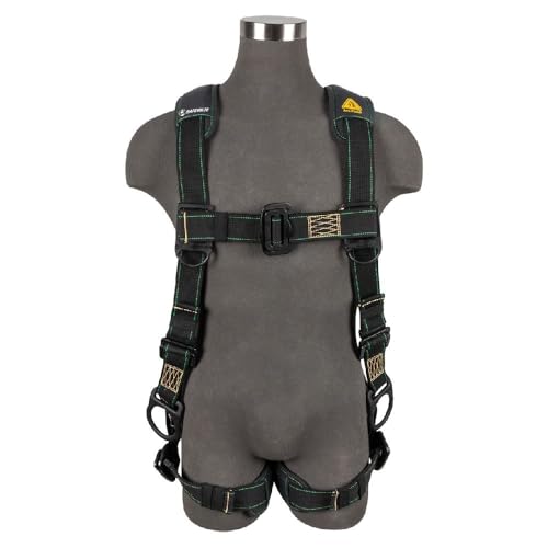 Safewaze 020-1278 Arc Flash Full Body Harness: DE 3D, DE MB Chest/Legs (XL)