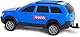 Toyland® Car & Caravan Set aus zum Mitnehmen - Maßstab 1:32 (Blau)