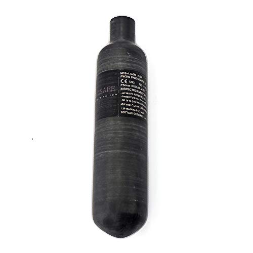 IORMAN 4500psi High Pressure Composite Cylinder Carbon Fiber PCP Paintball Air Tank (Empty Bottle) (0.48L CE Tank)