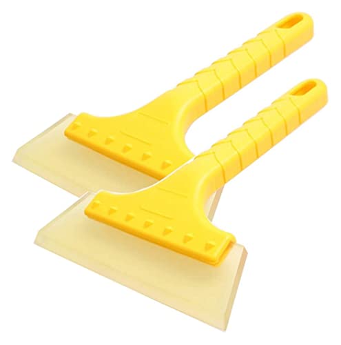 Brosse à neige XMING jaune avec poignée courte pour nettoyage de pare-brise de voiture