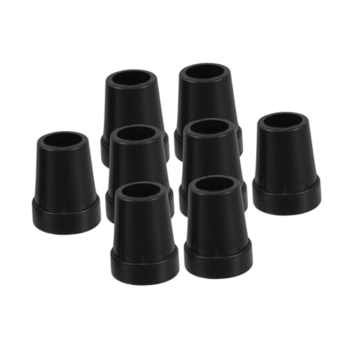 FOMIYES Cane Foot Covers 8 Pcs Non-Slip Walking Cane Tips Walking Stick Accessories Cane Handle Covers for Seniors