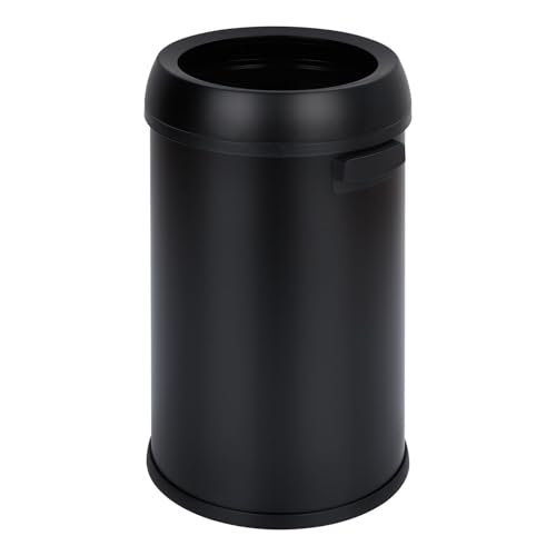 Caneca de basura comercial acero inoxidable 65L abierta