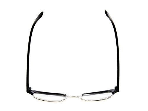 Image of Goson Vintage-Inspired Horn Rimmed Eyeglasses Stylish, UV400 Protection, Perfect for Retro Vintage Fashion, Parties, Outings
