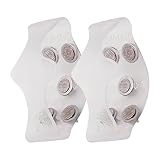 Shoe Ice Grips – Ice Grips for Shoes, 5-Tooth Footwear Traction Crampons, Walking Traction Cleats for Shoes Boots Sneakers Camping Travel Trekking Hiking Climbing Walking Skiing
