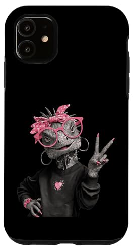 Cool Sassy �C�O�A�i ঒��� �}�} �s���N ���K�l �g�J�Q ���l �X�}�z�P�[�X iPhone 11 �p