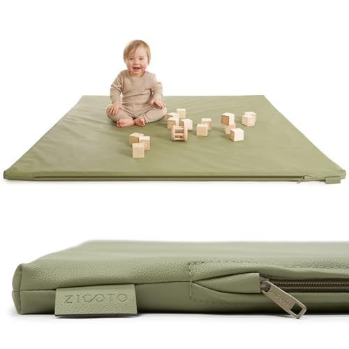 Zicoto ZIC-VPM-SAGE_23-154B Stylish Padded Baby Play Mat cover